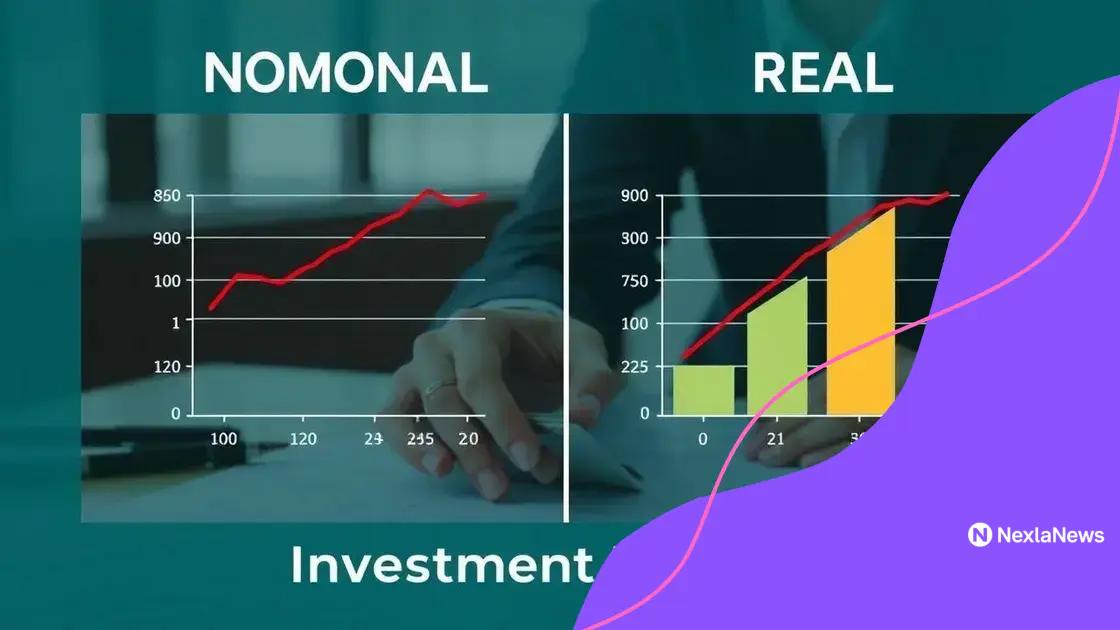 Comparing nominal vs real investment returns