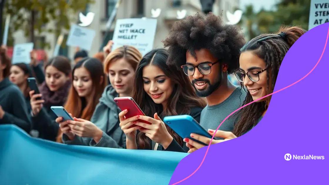 The role of social media in organizing protests