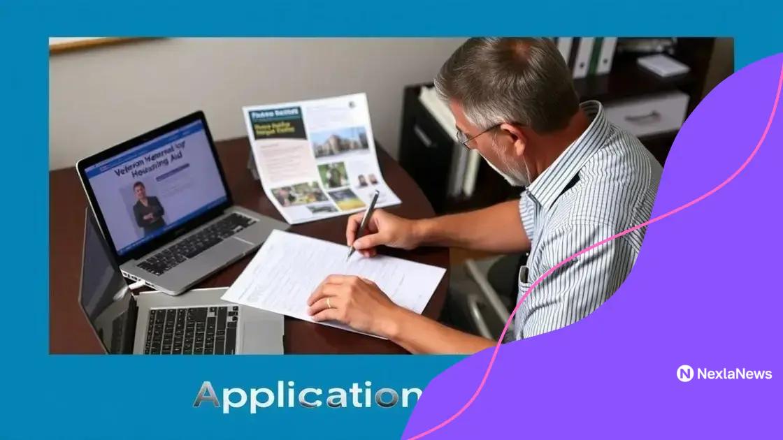 How to apply for veterans housing aid