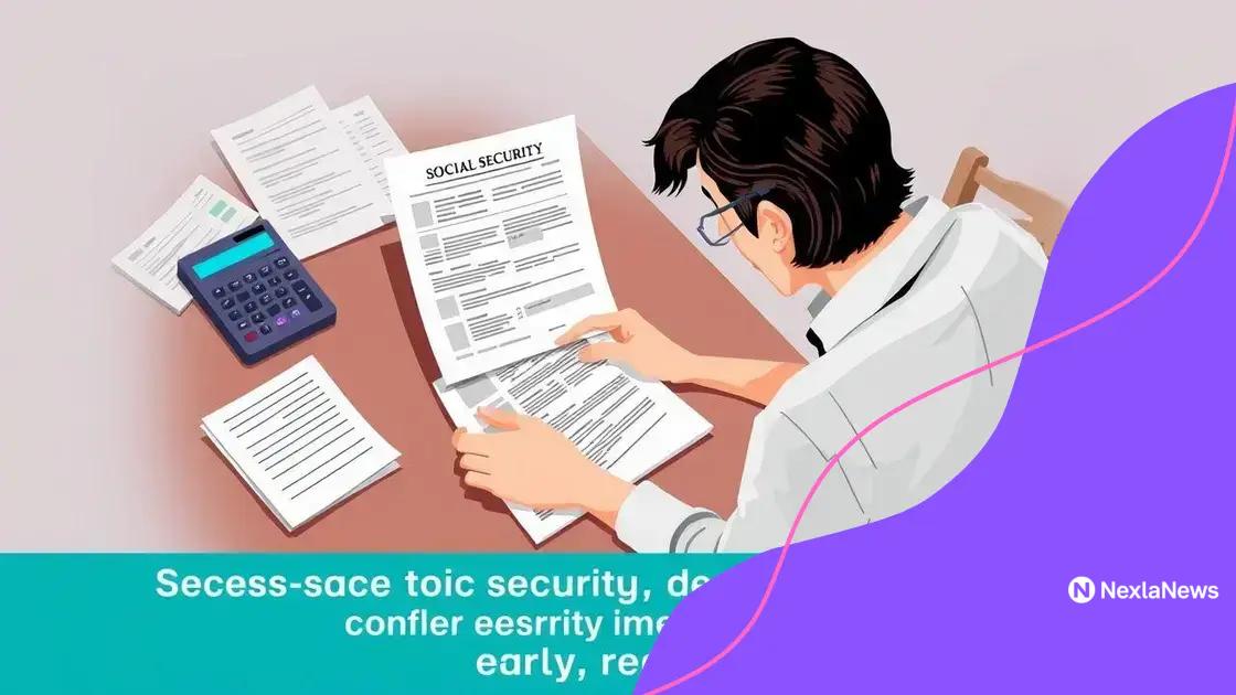 Impact of social security on early retirement