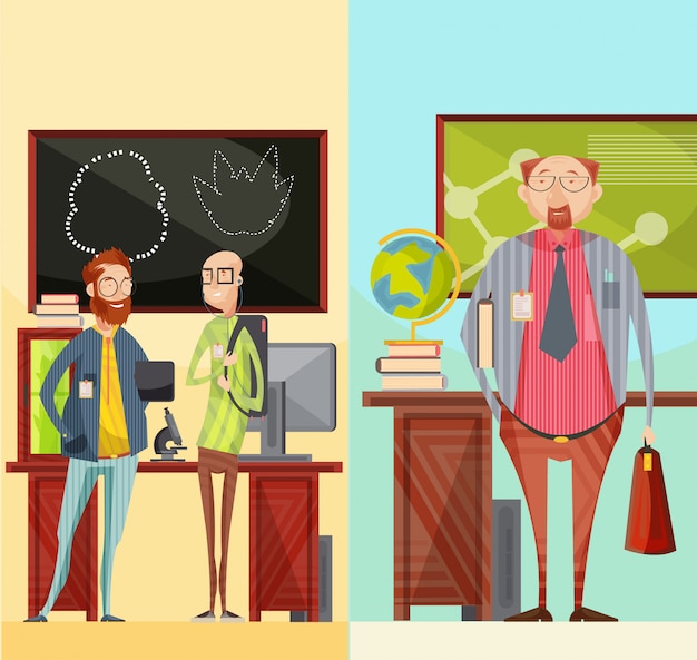 A split image showing a teacher in a classroom on one side and a healthcare worker in a hospital on the other, symbolizing two common professions eligible for loan forgiveness programs. The background is a collage of financial documents.