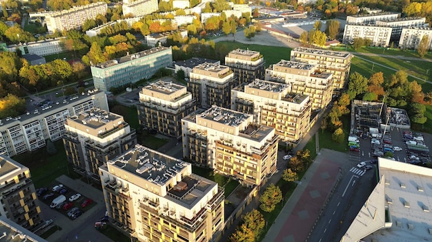 An image of a modern public housing agency office, with people lined up and staff assisting them, representing access to government assistance programs.